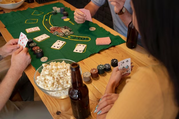 Close-up of iosbet slot live dealer shuffling cards with game interface showing bet limits and payout odds